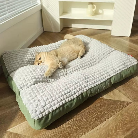 Winte Warm Dogs Sleeping Bed Soft Fleece Pet Blanket Detachable Cat Puppy Mat Cushion for Small Medium Large Dogs Pet Supplies